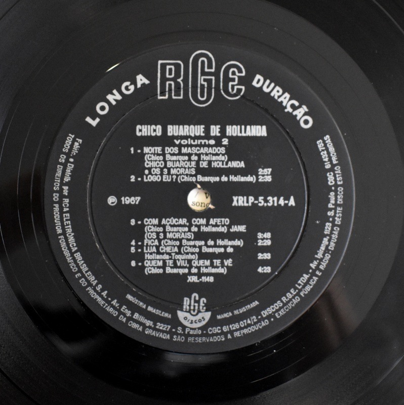 Chico Buarque De Hollanda - Chico Buarque De Hollanda Volume2    [LP]