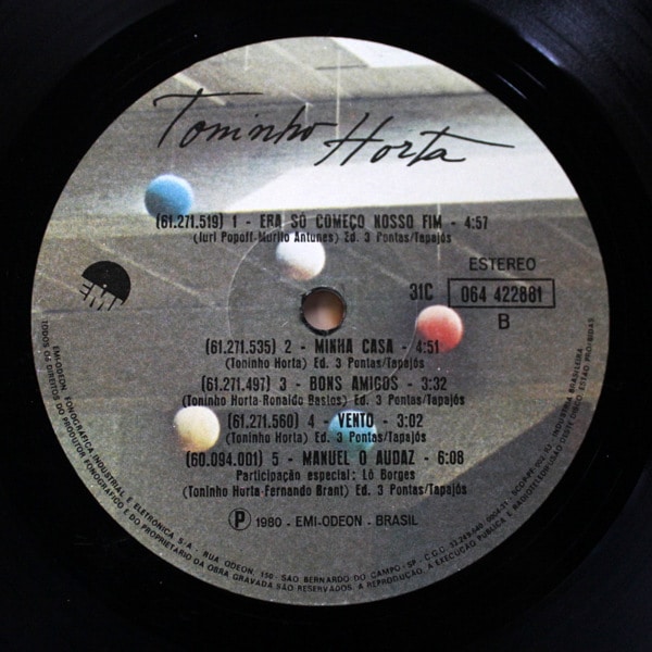 Toninho Horta - Toninho Horta｜BRAZIL,MPB｜Paddy Field Records