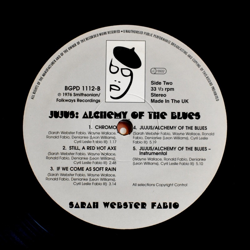 Sarah Webster Fabio - Jujus / Alchemy Of The Blues  [LP