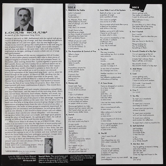 John Zorn - Locus Solus｜JAZZ,Free jazz｜Paddy Field Records｜中古