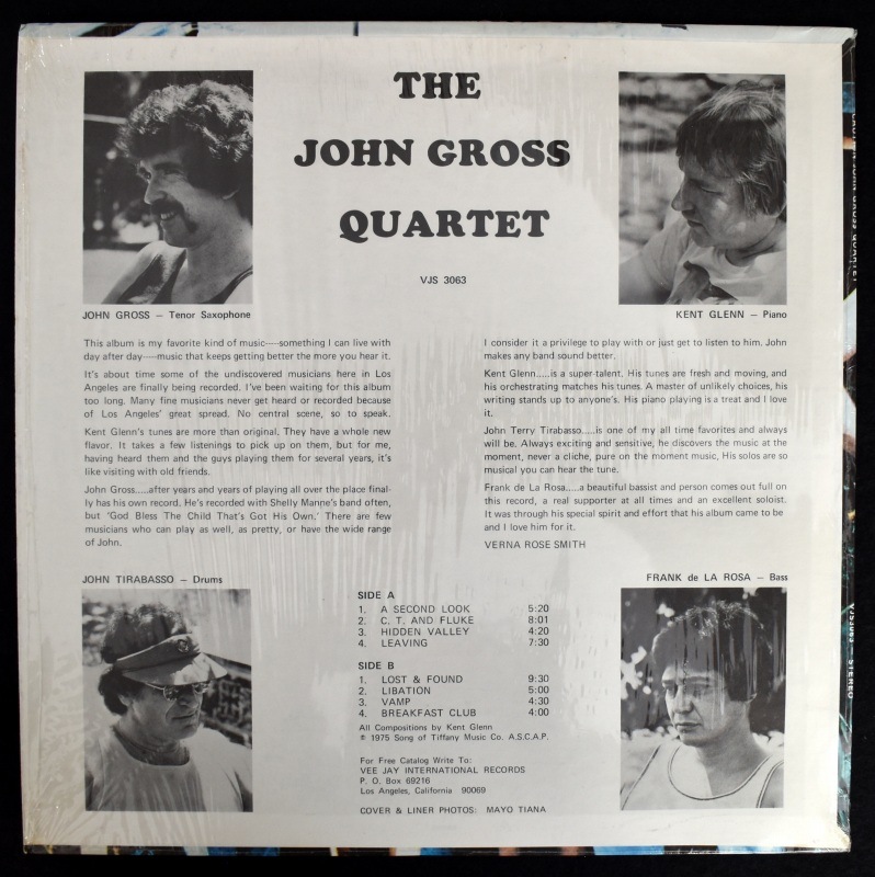 The John Gross Quartet - Caution    [LP] US꡼ꥸʥ롡쥢