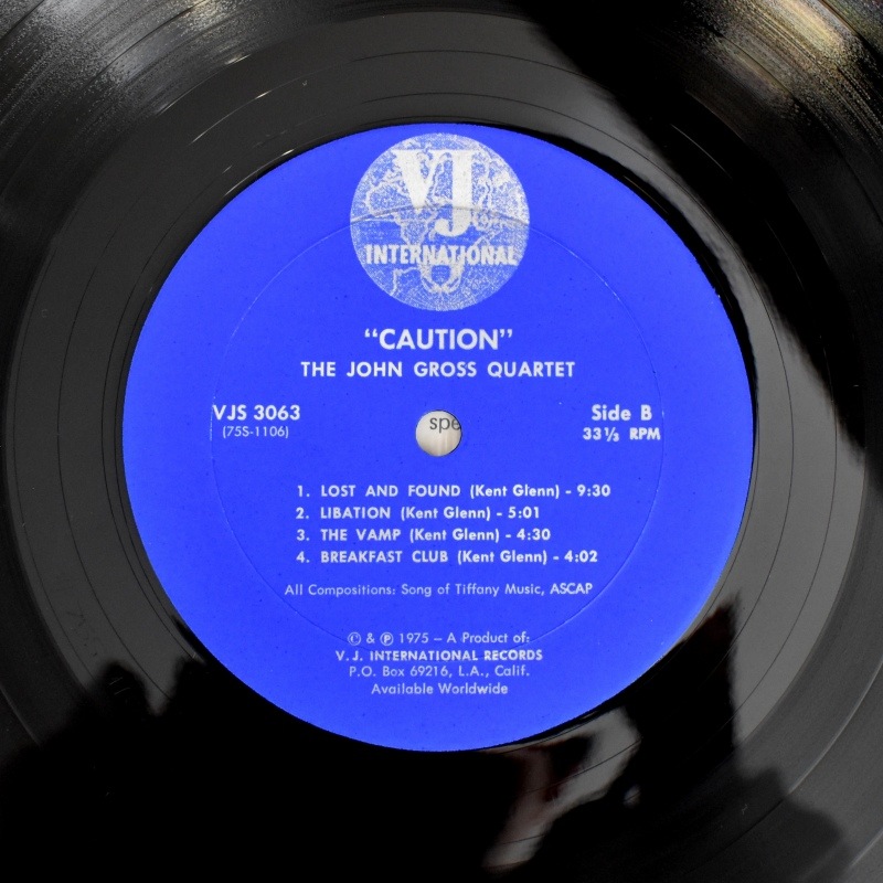 The John Gross Quartet - Caution    [LP] US꡼ꥸʥ롡쥢