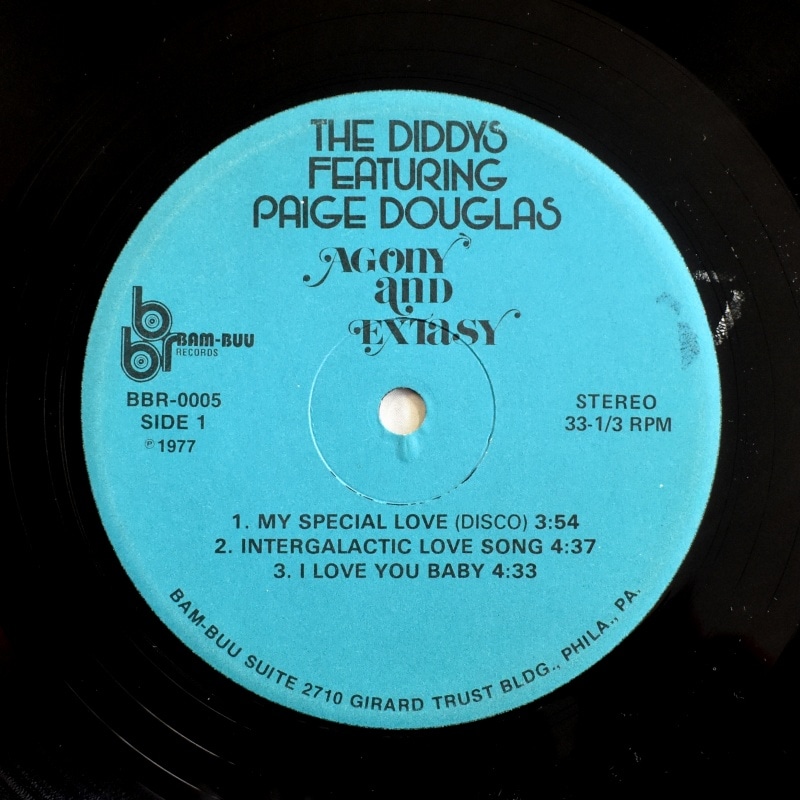 The Diddys Featuring Paige Douglas - Agony And Extasy      [LP]