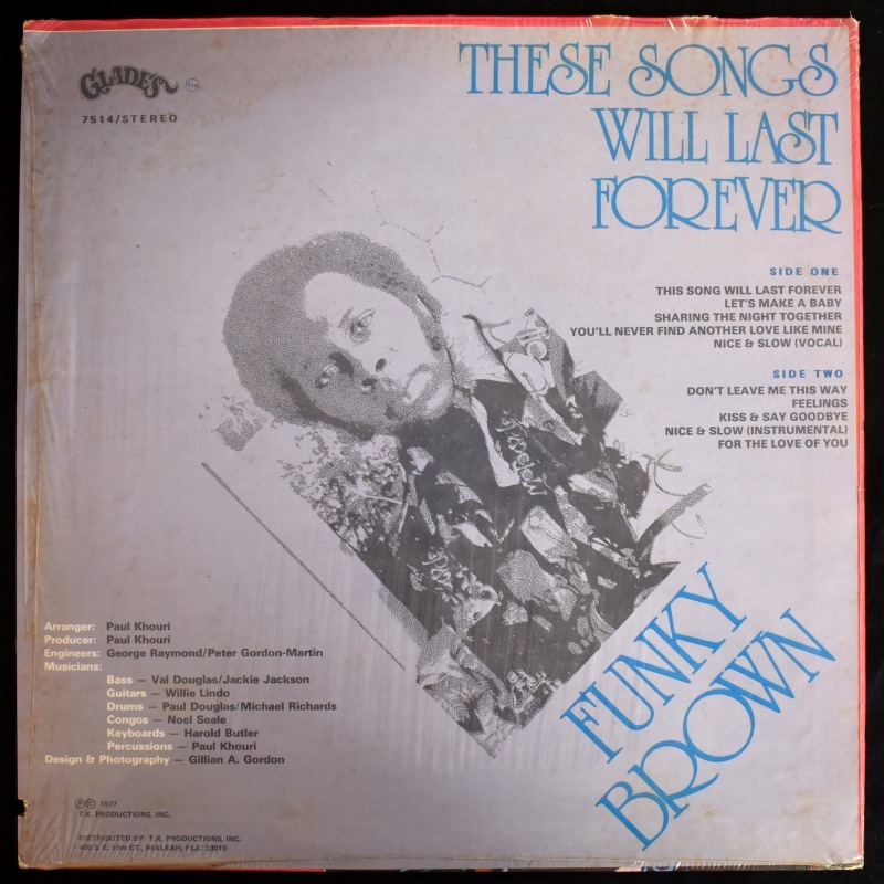 Funky Brown - These Songs Will Last Forever      [LP]