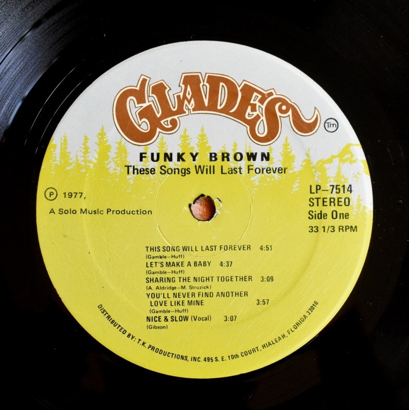 Funky Brown - These Songs Will Last Forever      [LP]