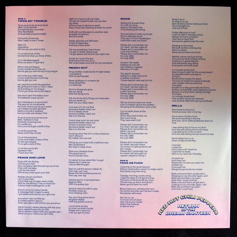 Red Hot Chili Peppers - Return Of The Dream Canteen  Limited Edition ����2��LP]