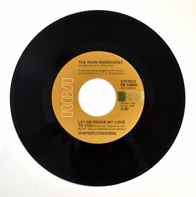 The Main Ingredient - Instant Love / Let Me Prove My Love To You    [7inch]