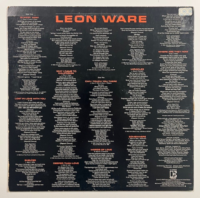 Leon Ware - Leon Ware       [Promo LP]