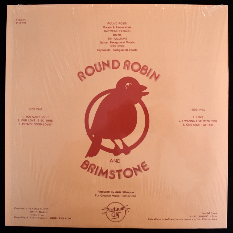 Round Robin And Brimstone - Round Robin And Brimstone  [LP]