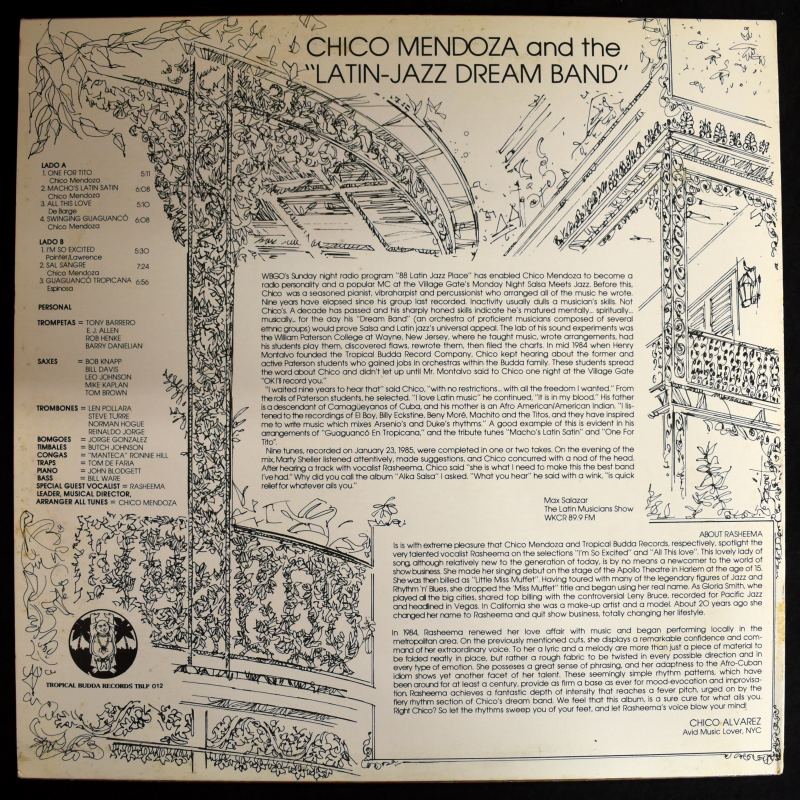 Chico Mendoza And The Latin-Jazz Dream Band - Chico Mendoza And The Latin-Jazz Dream Band  [LP]