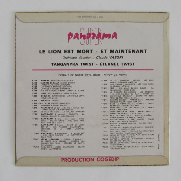 Eddy Louiss / Laura Mellec - Le Lion Est Mort Ce Soir �� Et Maintenant