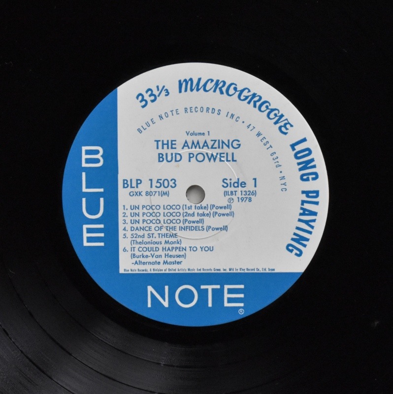 LP Bud Powell Amazing Bud Powell Volume1 NR8832PROMO BLUE NOTE プロモ /00260 BUD POWELL - Bud Powell - The Amazing Bud Powell Vol 1