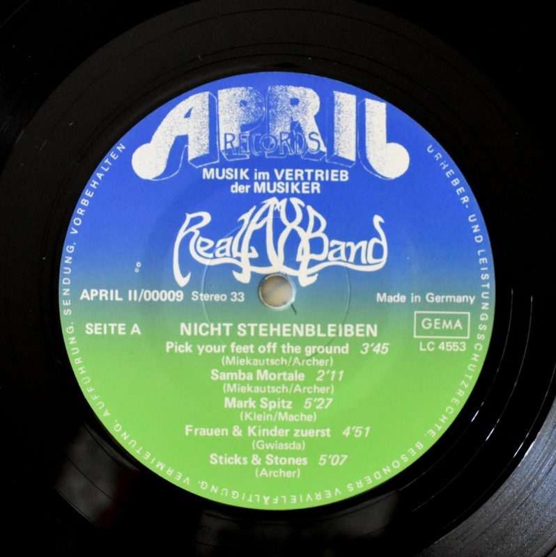 Real Ax Band - Nicht Stehenbleiben / Move Your Ass In Time [LP