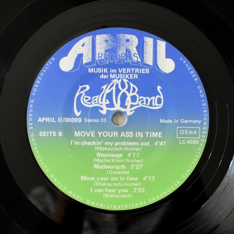 Real Ax Band - Nicht Stehenbleiben / Move Your Ass In Time   [LP]
