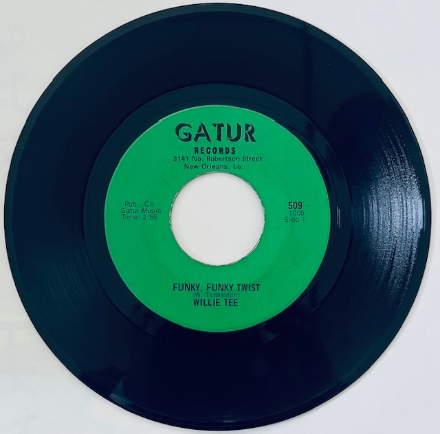レア ガッキーン ビンテージレコード Willie Tee - Funky, Funky Twist / First Taste Of Hurt [7inch
