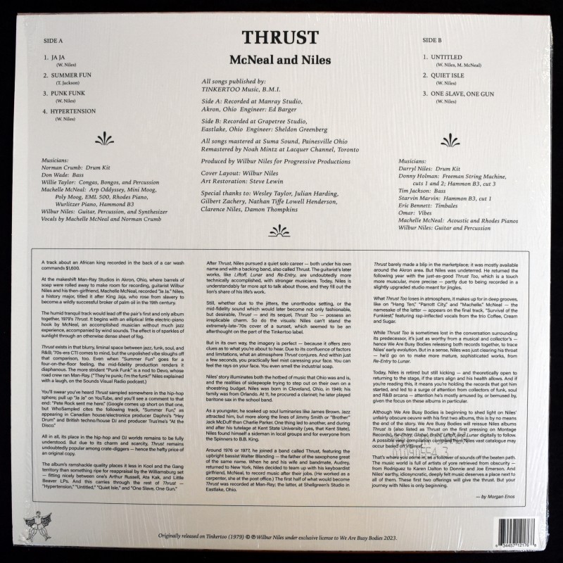 McNeal And Niles - Thrust     [LP]