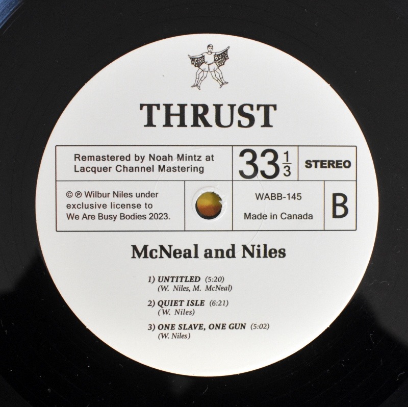 McNeal And Niles - Thrust     [LP]
