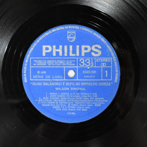 Wilson Simonal - Olhai Balandro... E Bufo No Birrolho Grinza!