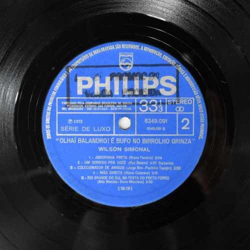 Wilson Simonal - Olhai Balandro... E Bufo No Birrolho Grinza!
