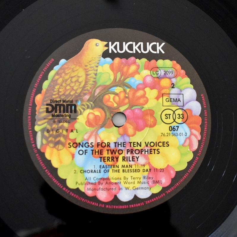 Terry Riley - Songs For The Ten Voices Of The Two Prophets