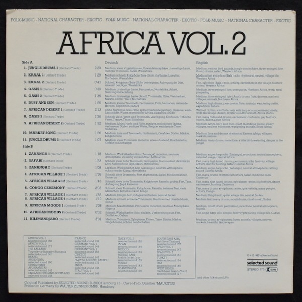 Gerhard Trede - Africa Vol. 2  [LP]