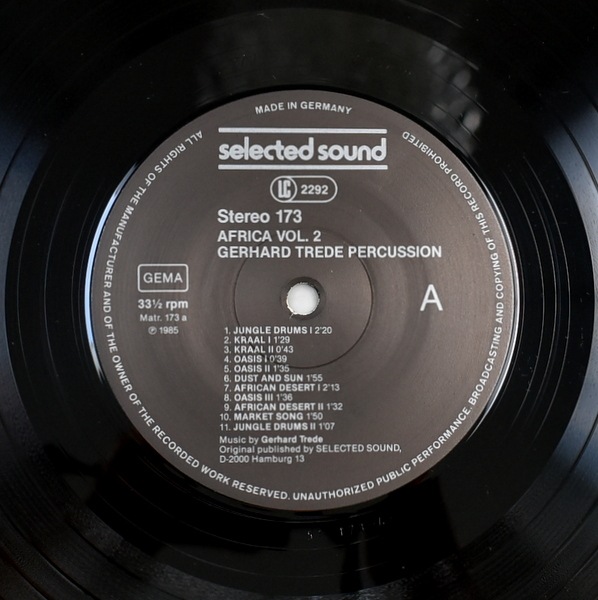 Gerhard Trede - Africa Vol. 2  [LP]