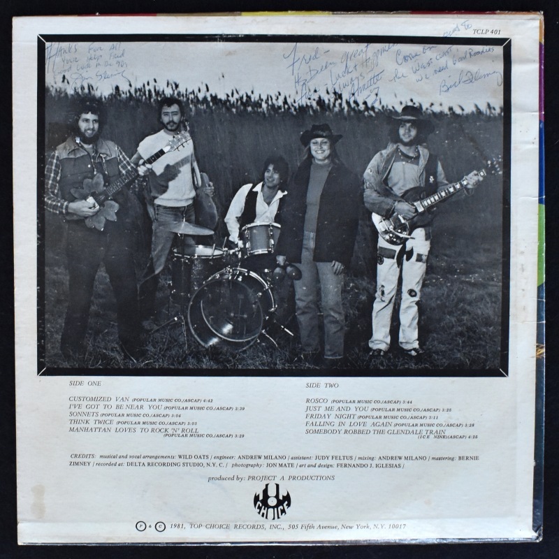 Wild Oats - Customized Van  [LP]