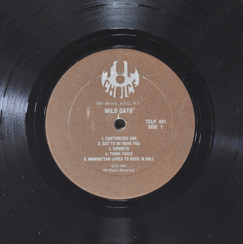 Wild Oats - Customized Van  [LP]