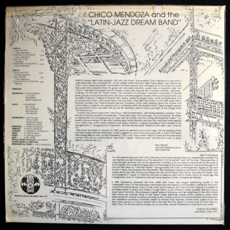 Chico Mendoza And The Latin-Jazz Dream Band - Chico Mendoza And The Latin-Jazz Dream Band   [LP]