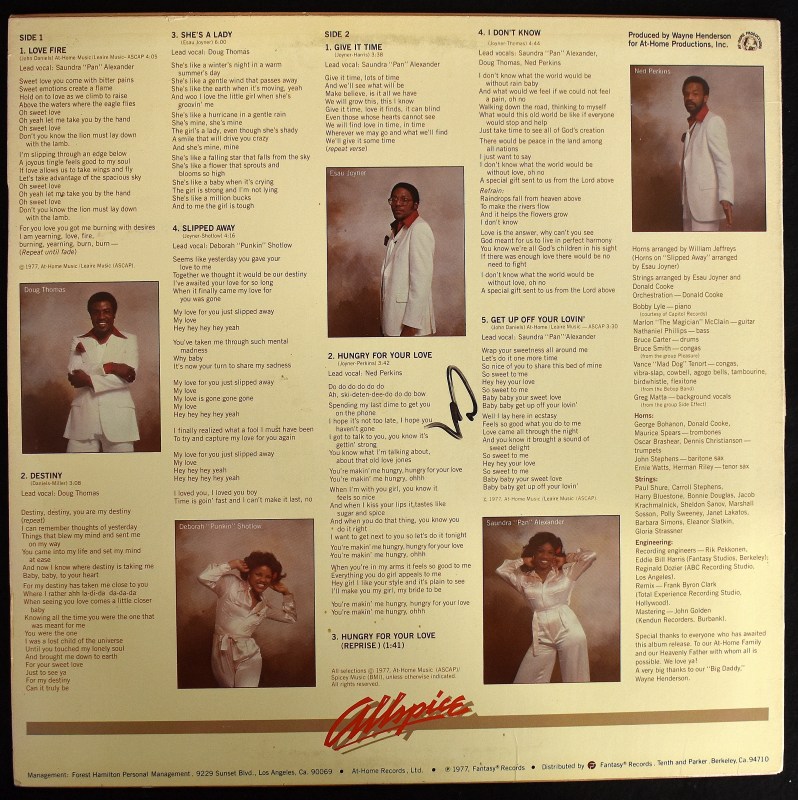 Allspice - Allspice   [Promo, LP]