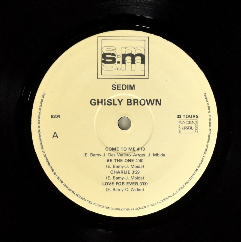 Ghisly Brown - Come To Me   [LP]
