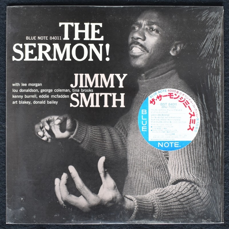 Jimmy Smith - The Sermon [LP]｜JAZZ,JAZZ FUNK / SOUL JAZZ｜Paddy