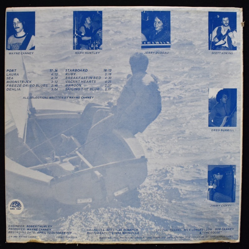 Wayne Canney / Tiger Rose - Sailing The Blues   [LP] 쥢եåSSW