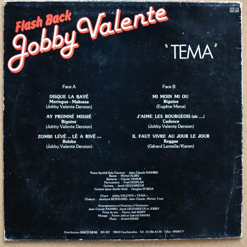 Jobby Valente - Flash Back  [LP]