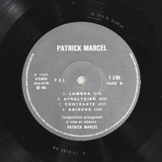 Patrick Marcel - Ostinato  [LP]