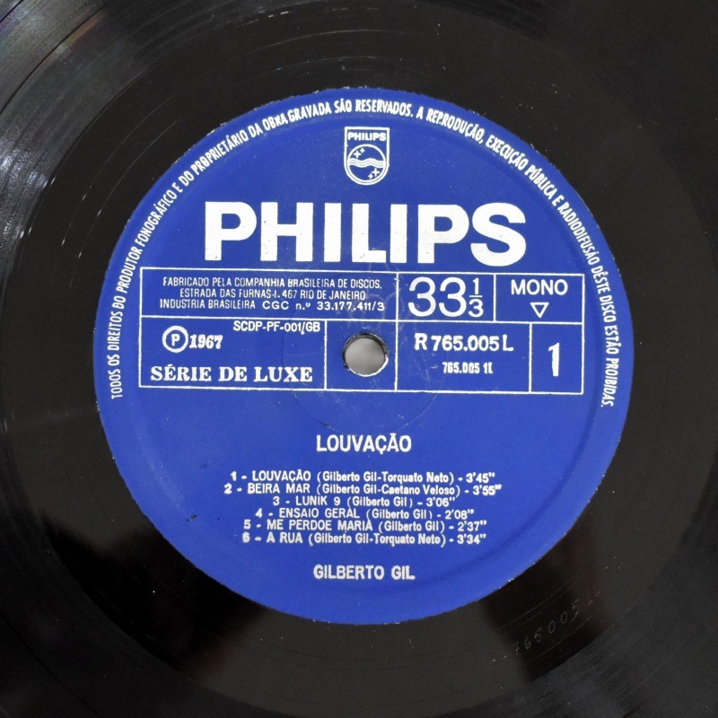 Gilberto Gil - Louvacao [LP]｜BRAZIL,MPB｜Paddy Field Records｜中古アナログレコード ...