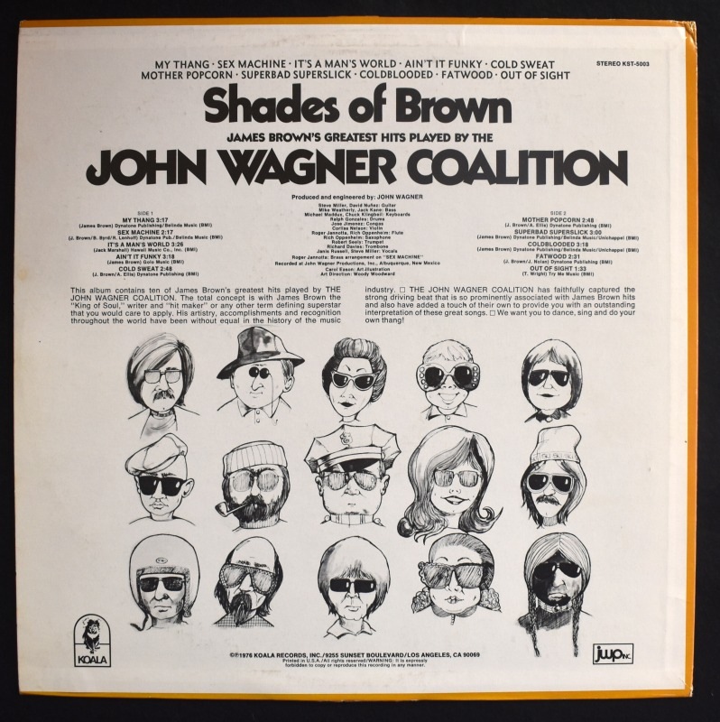 The John Wagner Coalition - Shades Of Brown    [LP]
