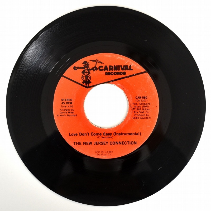 The New Jersey Connection - Love Don't Come Easy / ST ( Instrumental )    [7inch]
