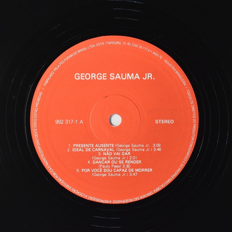 George Sauma Jr. - George Sauma Jr.  [LP]