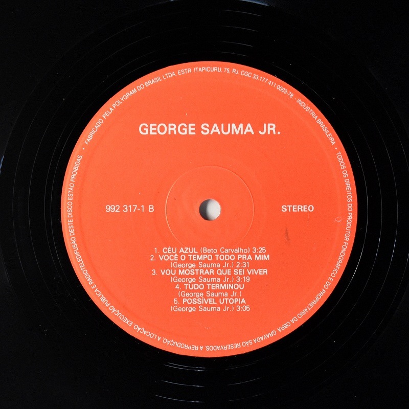 George Sauma Jr. - George Sauma Jr.  [LP]