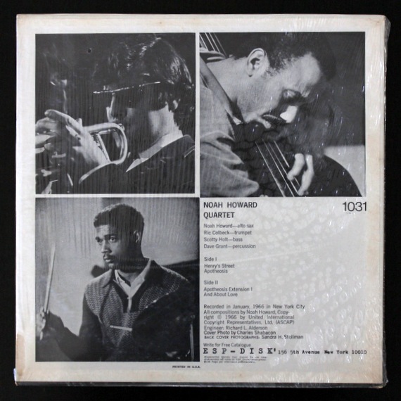 Noah Howard Quartet - Noah Howard Quartet
