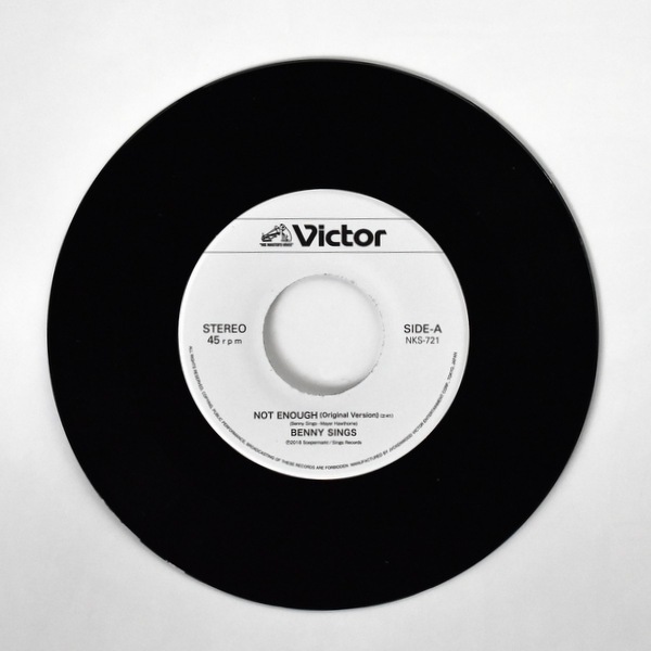 Benny Sings - Not Enough / Not Enough (Tuxedo Remix) [7inch] ��2019ǯ�쥳���ɤ��������ƥ��