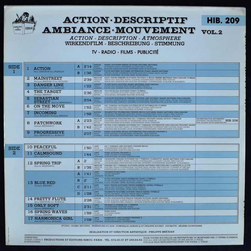 Various - Action Descriptif - Ambiance Mouvement Vol. 2  [LP]