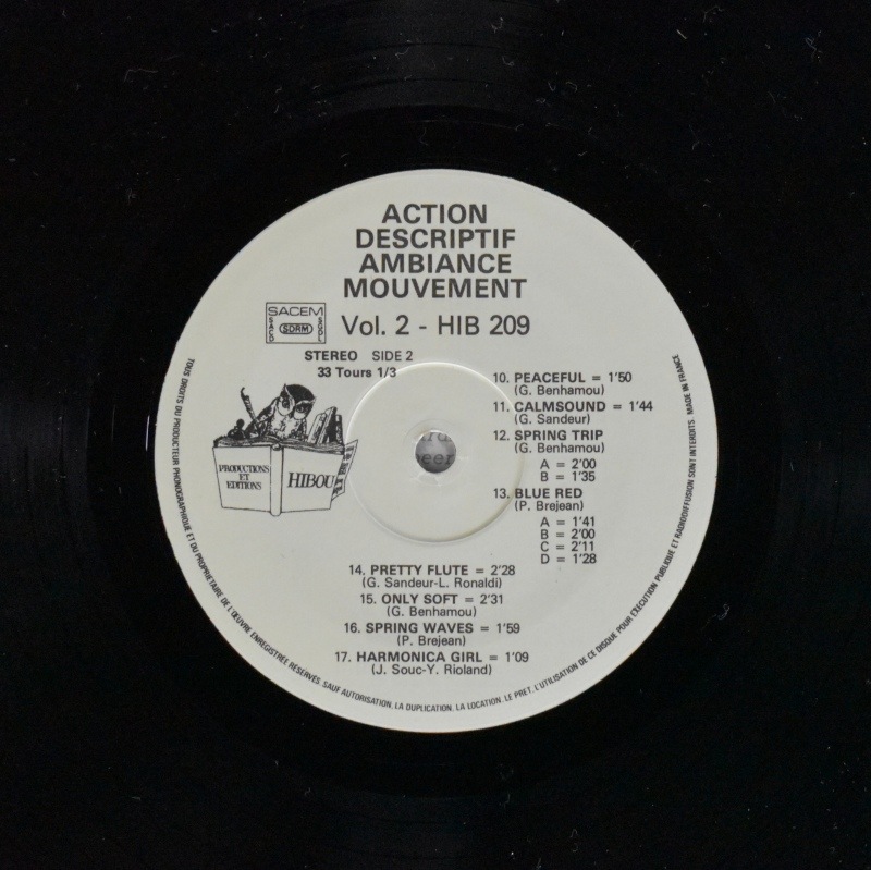 Various - Action Descriptif - Ambiance Mouvement Vol. 2  [LP]