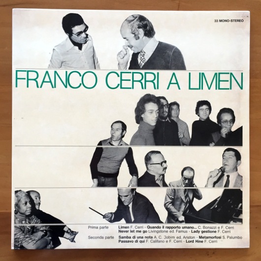 Franco Cerri - A Limen  Malobbia - CM 002 ( Promo )