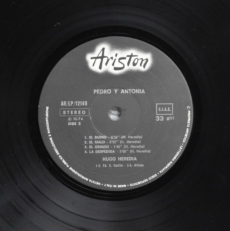 Hugo Heredia - Pedro Y Antonia  [LP]