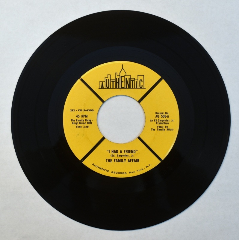The Family Affair - I Am People / I Had A Friend         [7inch]