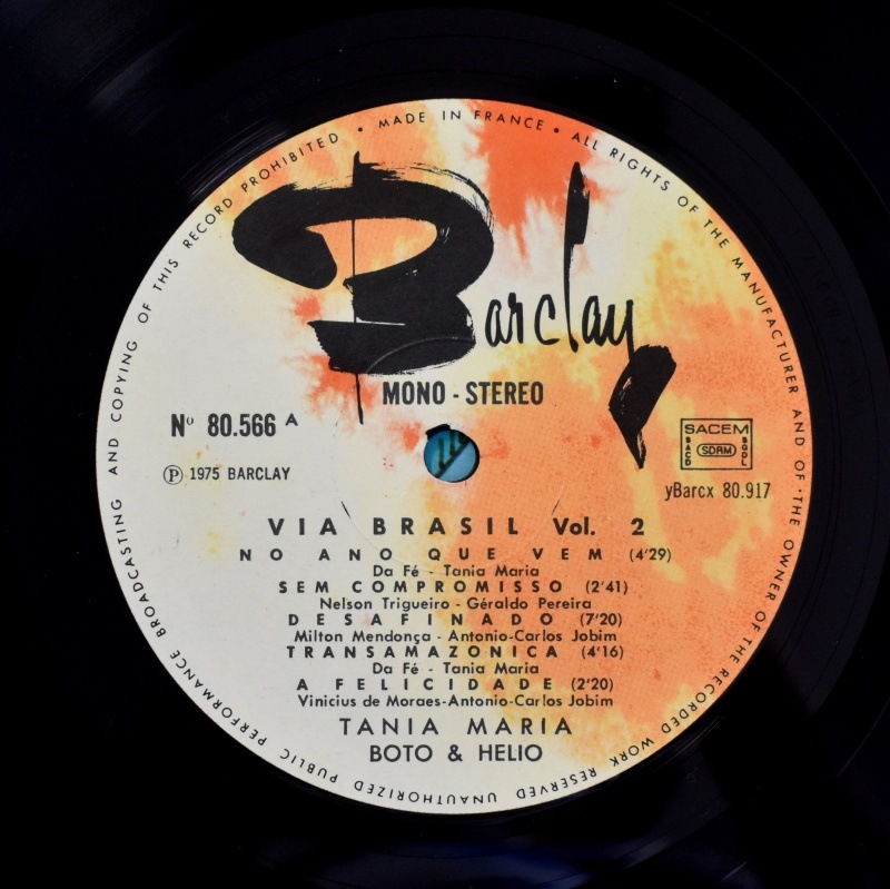 Tania Maria, Boto & Helio - Via Brasil Volume 2    [LP]