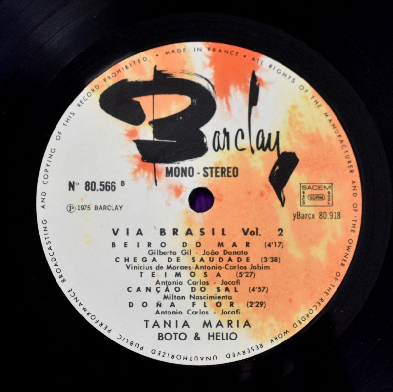 Tania Maria, Boto & Helio - Via Brasil Volume 2    [LP]