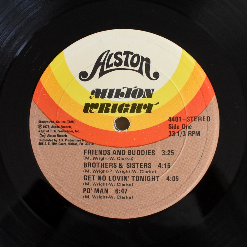 Milton Wright - Friends And Buddies    [LP]